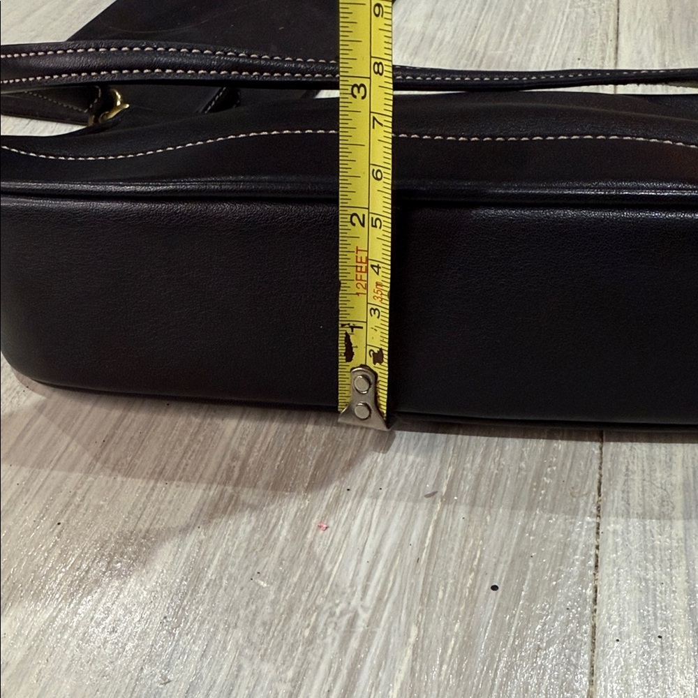 Coach Black Leatherwear Shoulder Bag with Gold Accents-NWOT - Picture 15 of 16